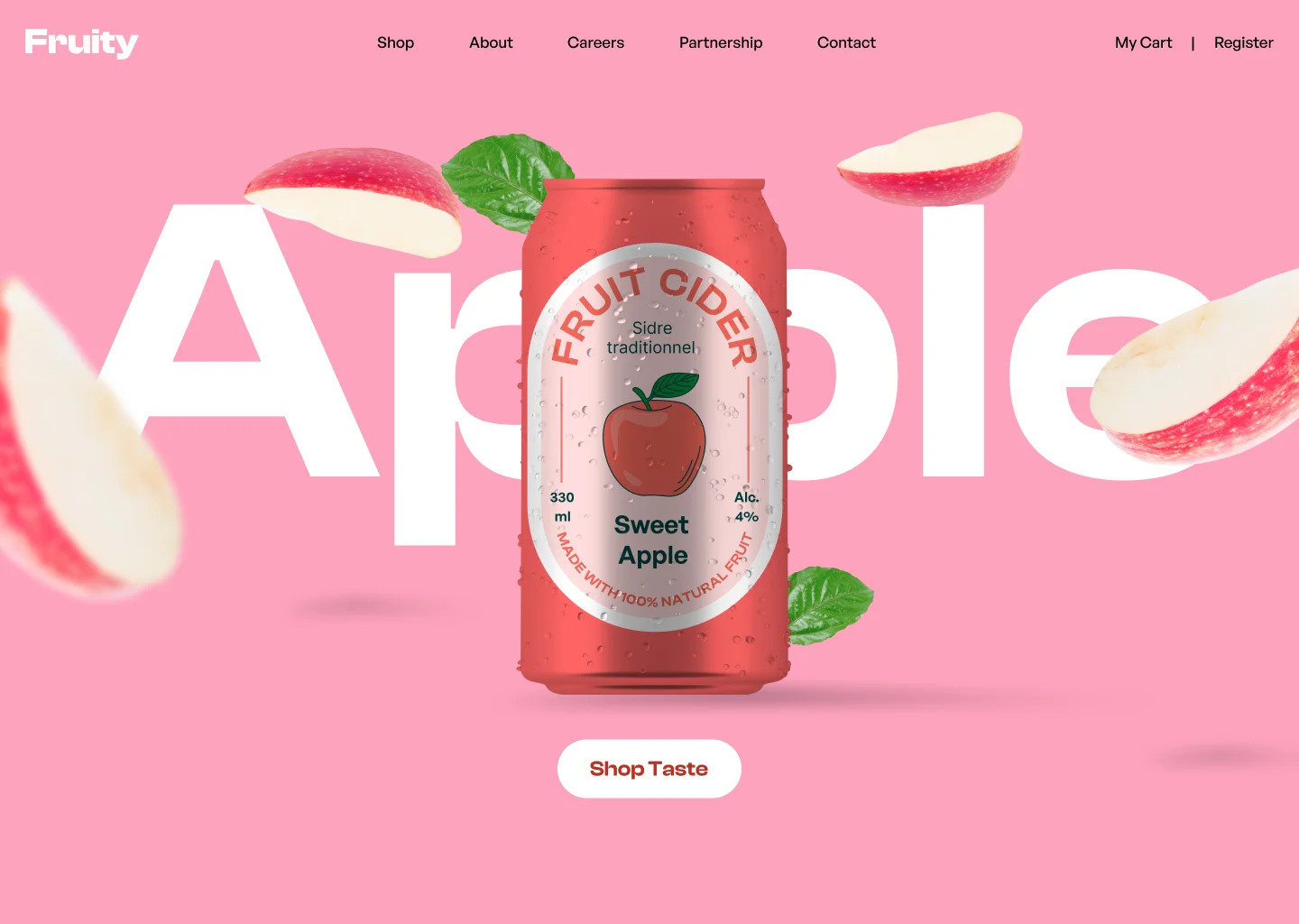 Rainbow Noir — Landing Page website design template